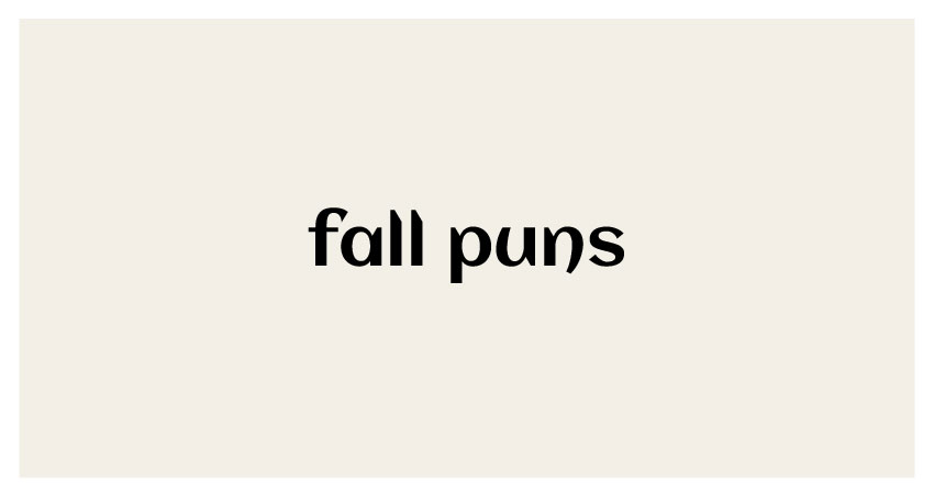 fall puns captions