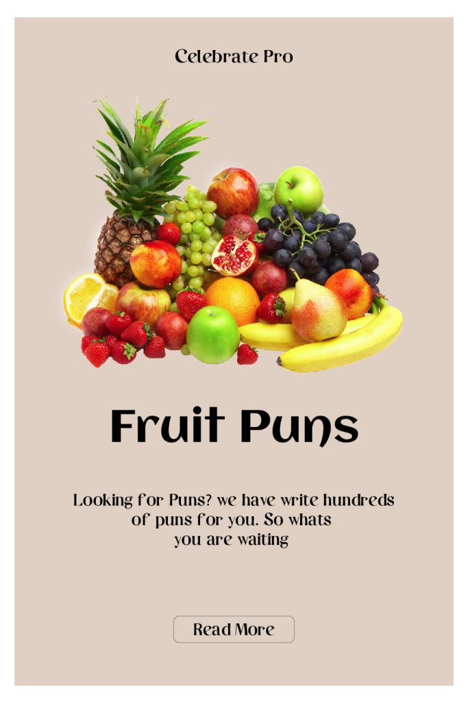 fruit and vegetable puns