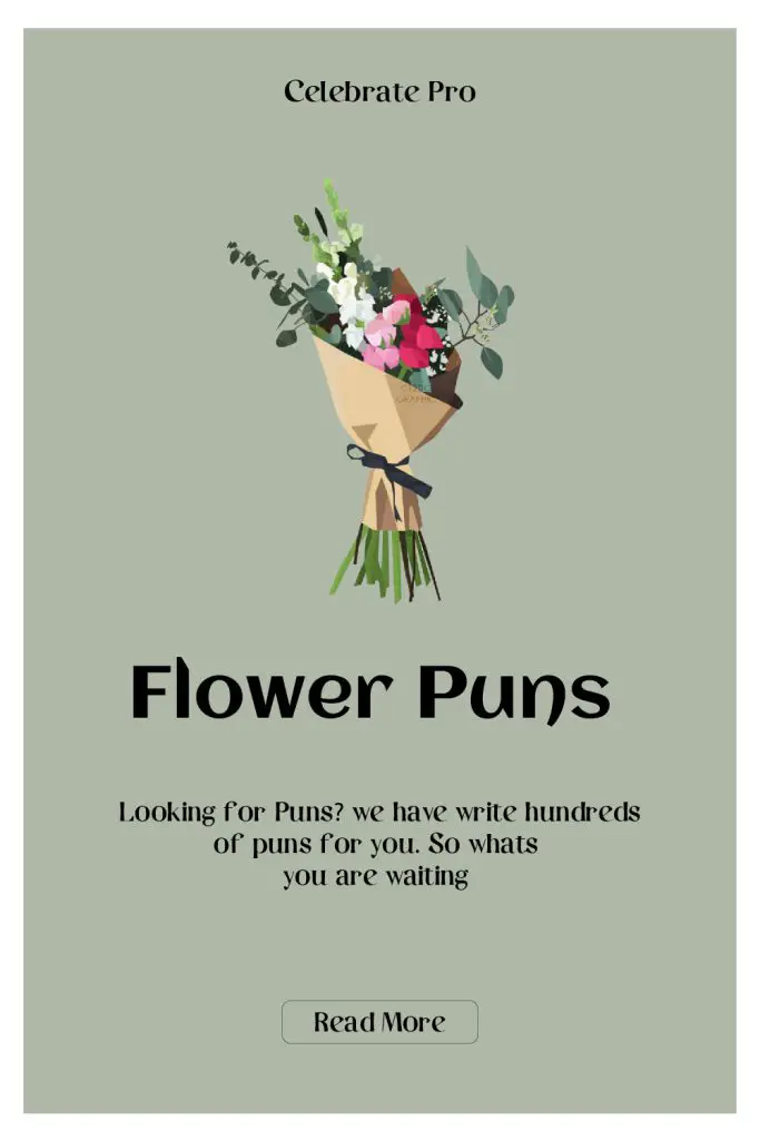 funny flower puns