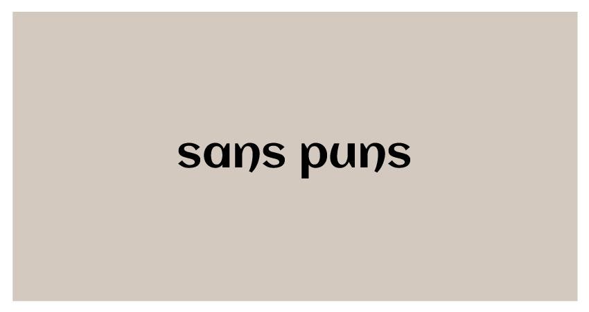 funny puns for sans