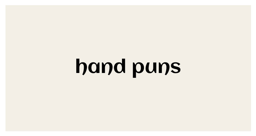 hand puns list