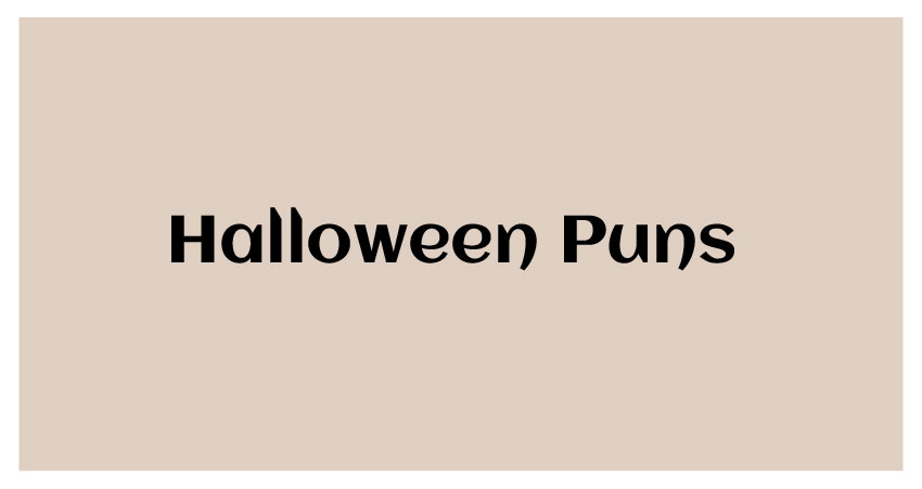 halloween puns