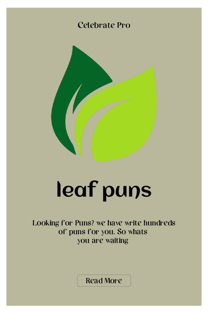 leaf puns for intagram captions