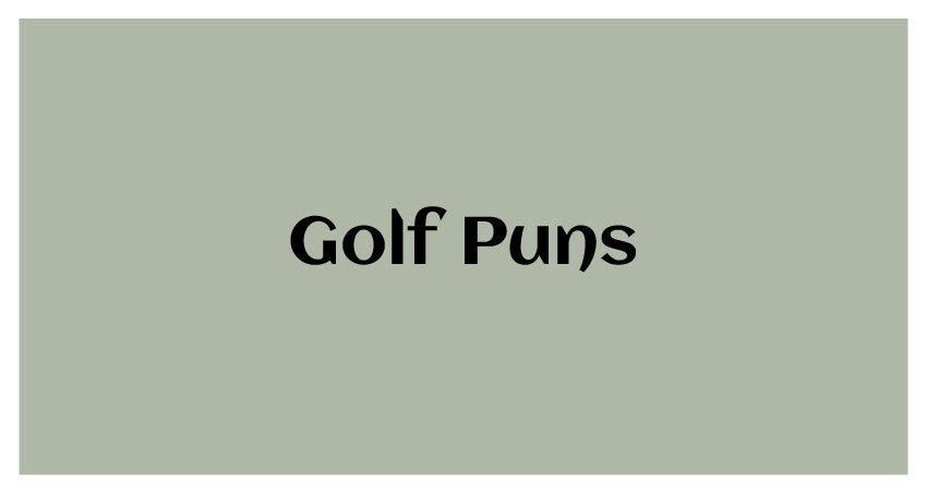 mini golf puns
