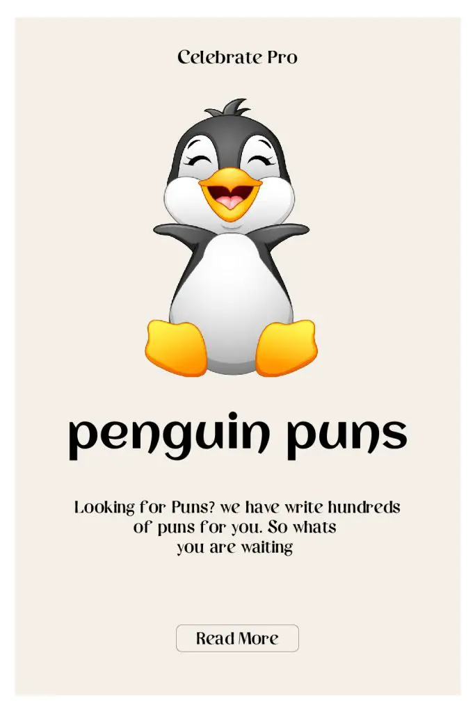 penguin Puns for instagram Captions