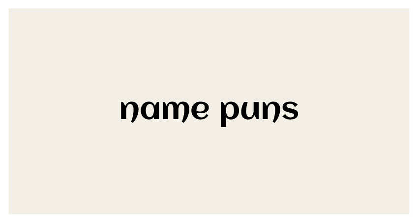 pun names list