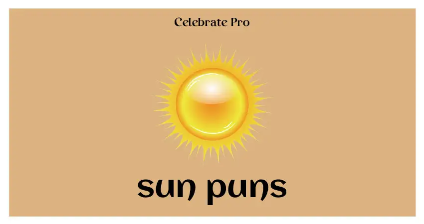 sun puns list
