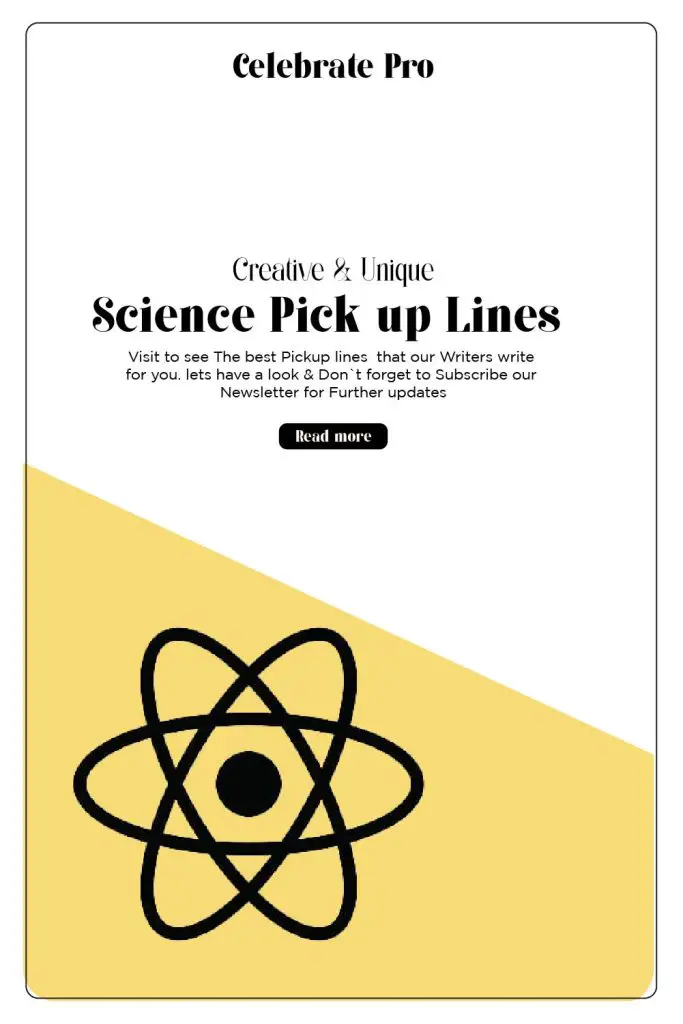 best science pickup lines