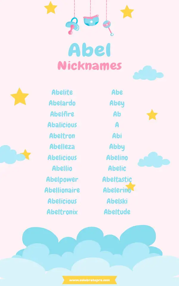 Best Nicknames for Abel