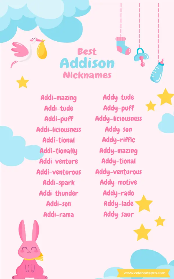 Cool Addison Nicknames