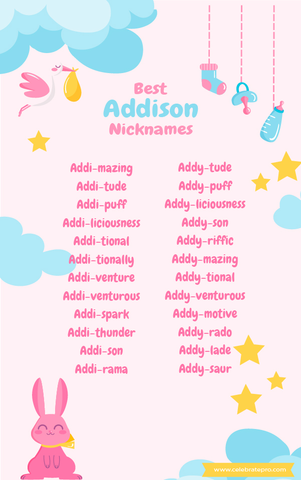 Cool Addison Nicknames