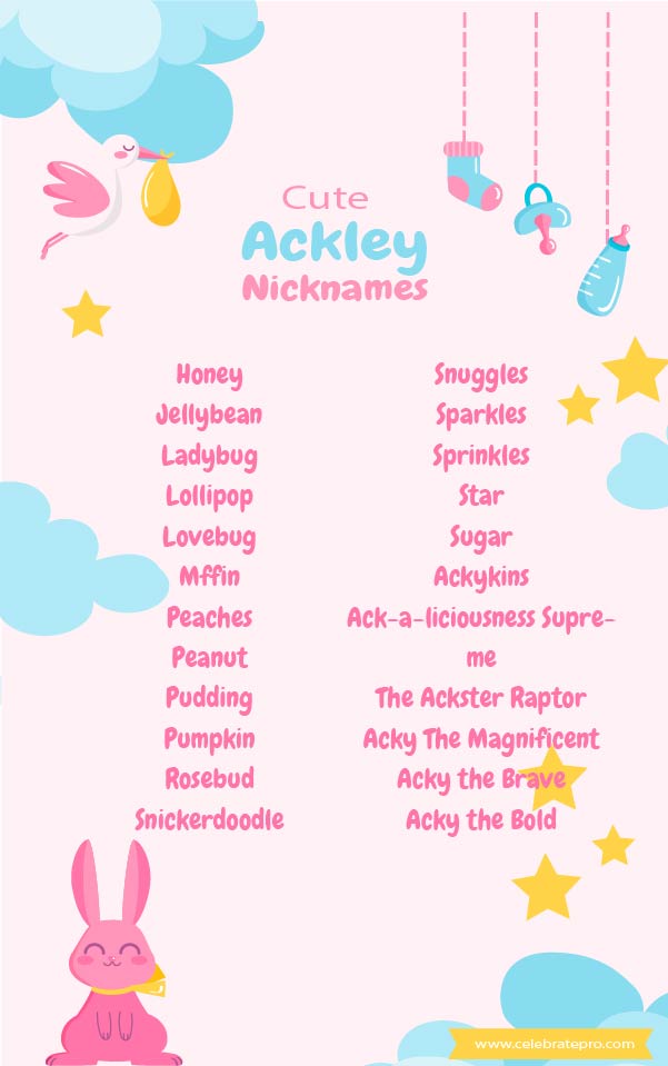 Cute Ackley Nicknames