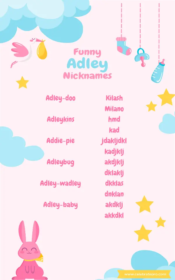 Cute Adley Nicknames