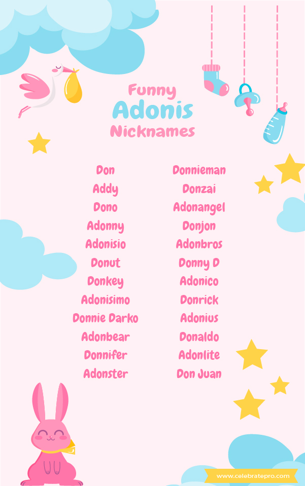 Cute Adonis Nicknames