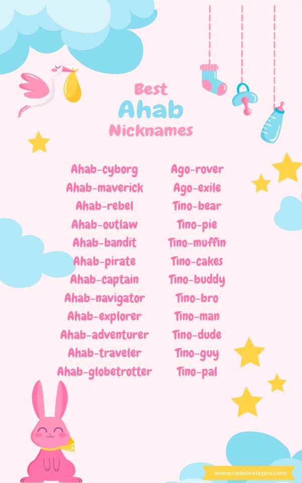 Cute Ahab Nicknames