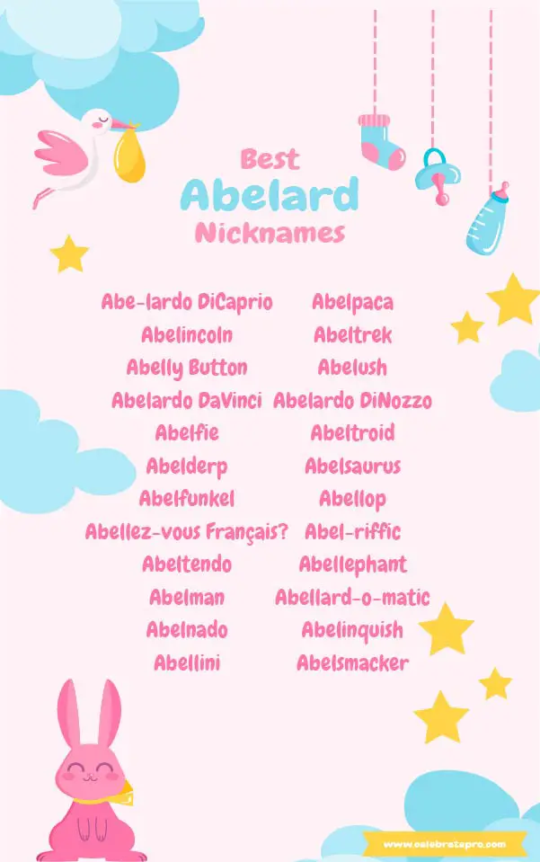 Funny Abelard Nicknames