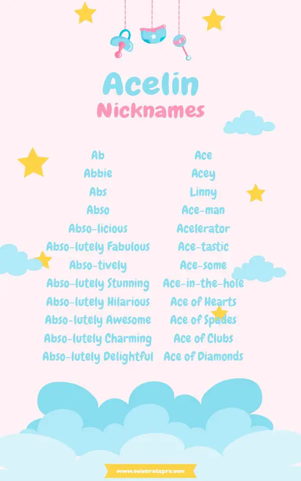 Short Acelin Nicknames
