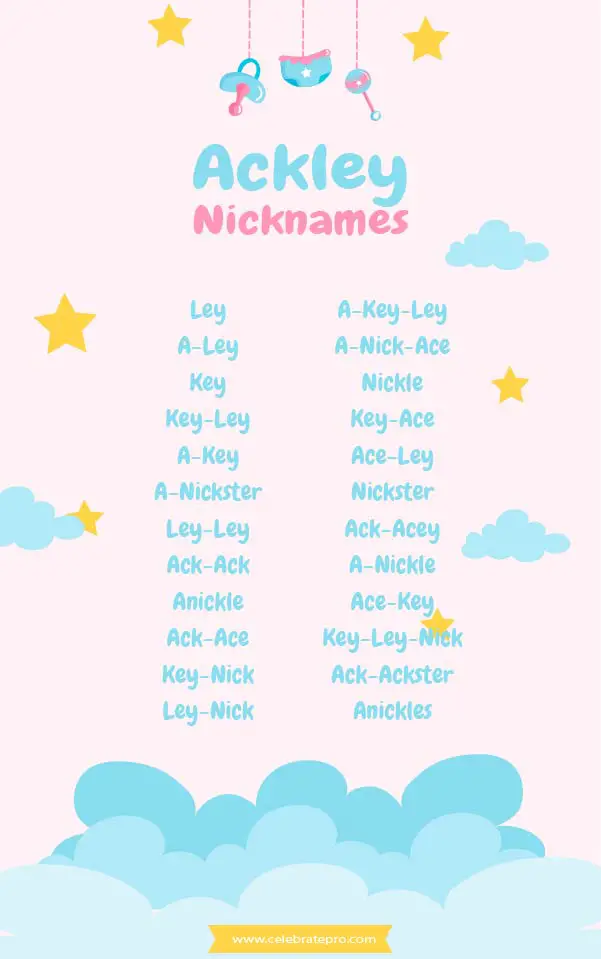 Short Ackley Nicknames