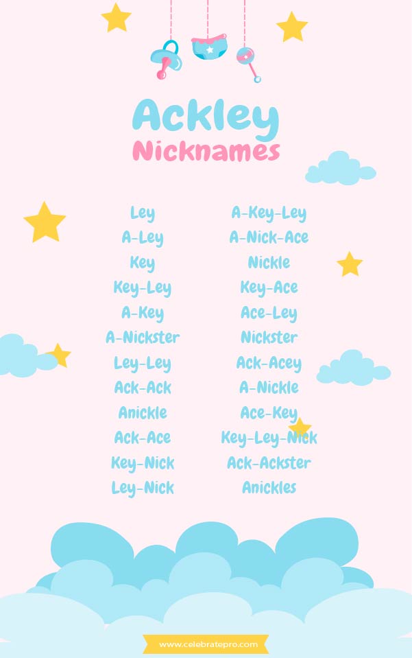 Short Ackley Nicknames