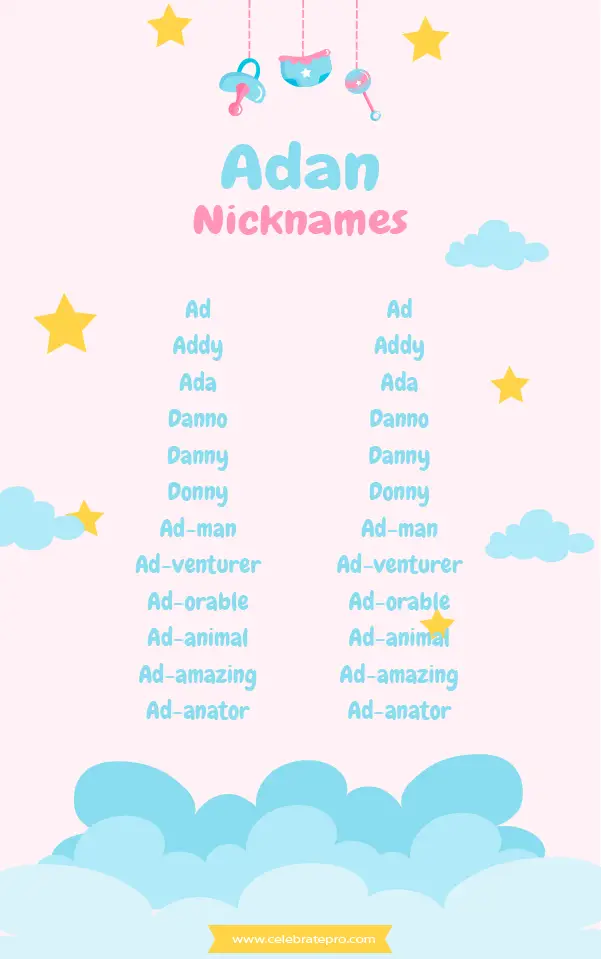 Short Adan Nicknames
