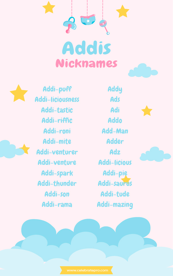 Short Addis Nicknames