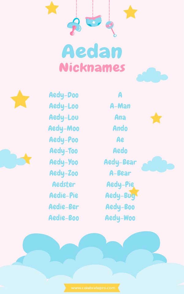 Short Aedan Nicknames