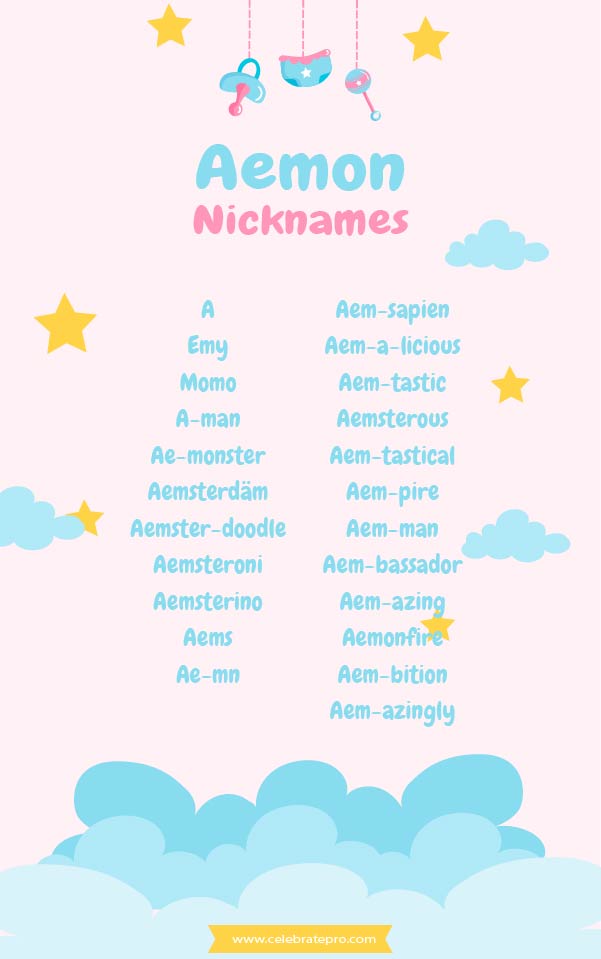 Short Aemon Nicknames