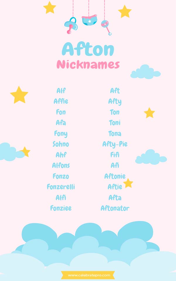 Short Afton Nicknames