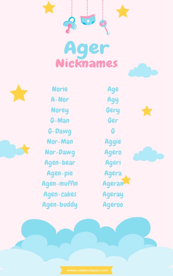 Short Ager Nicknames