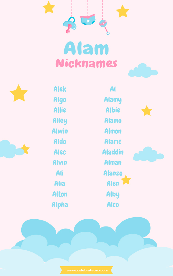 Short Alam Nicknames