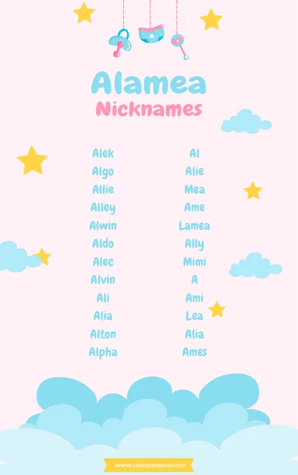 Short Alamea Nicknames