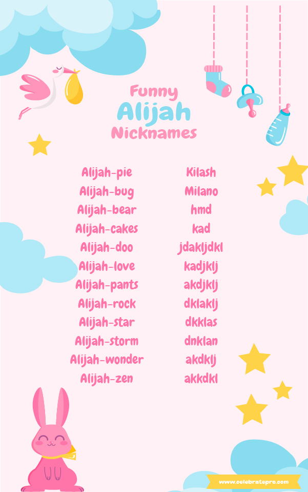 Cute Alijah nicknames