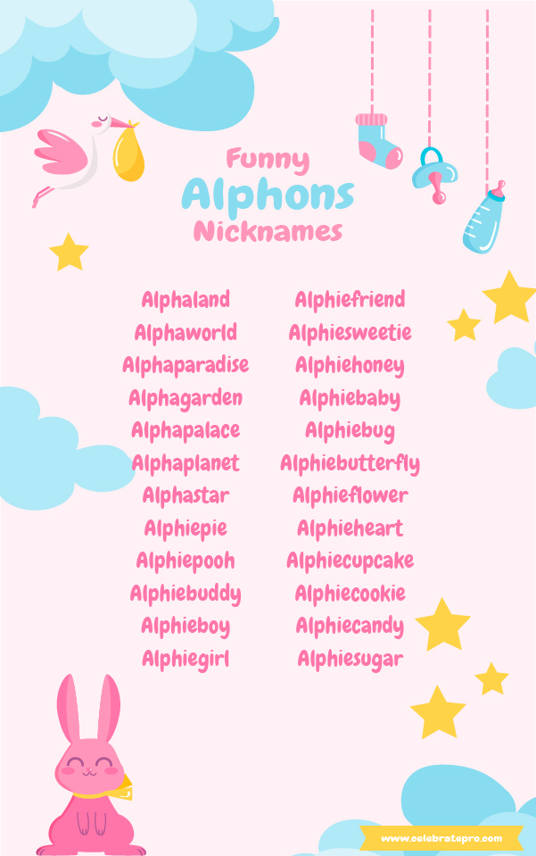 Cute Alphons nicknames