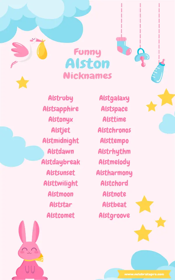 Cute Alston nicknames