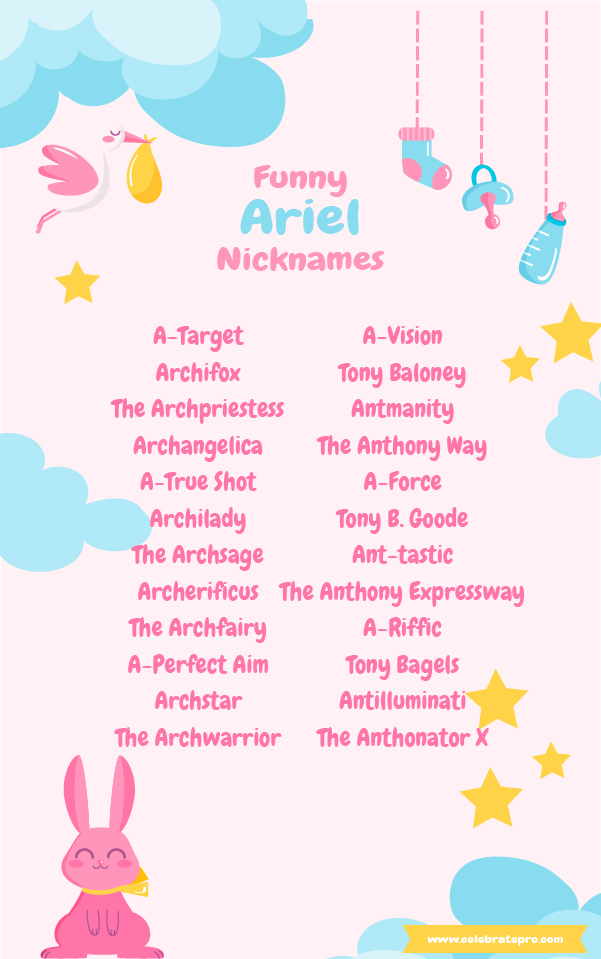Cute Ariel nicknames