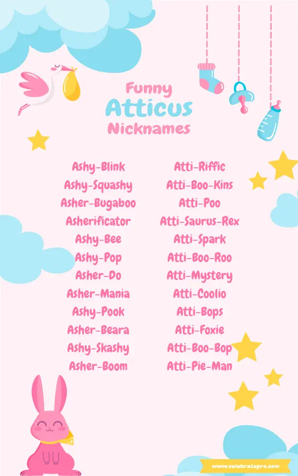 Cute Atticus nicknames