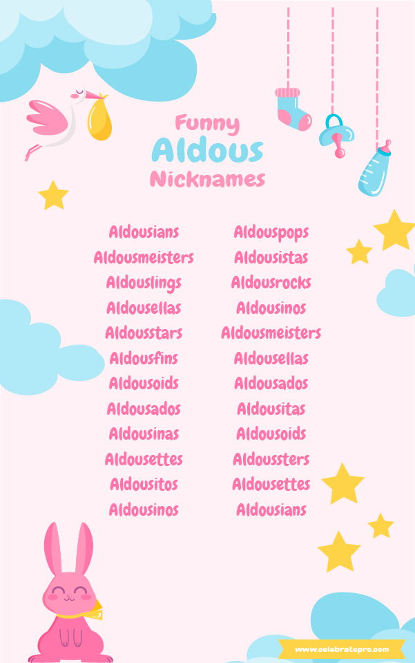 Funny Aldous nicknames