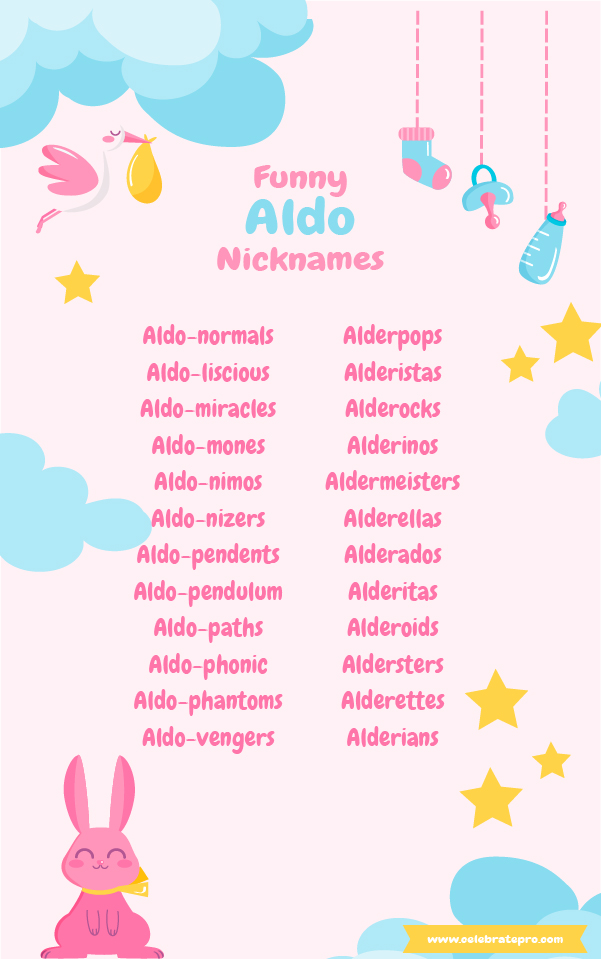 Rare Aldo nicknames