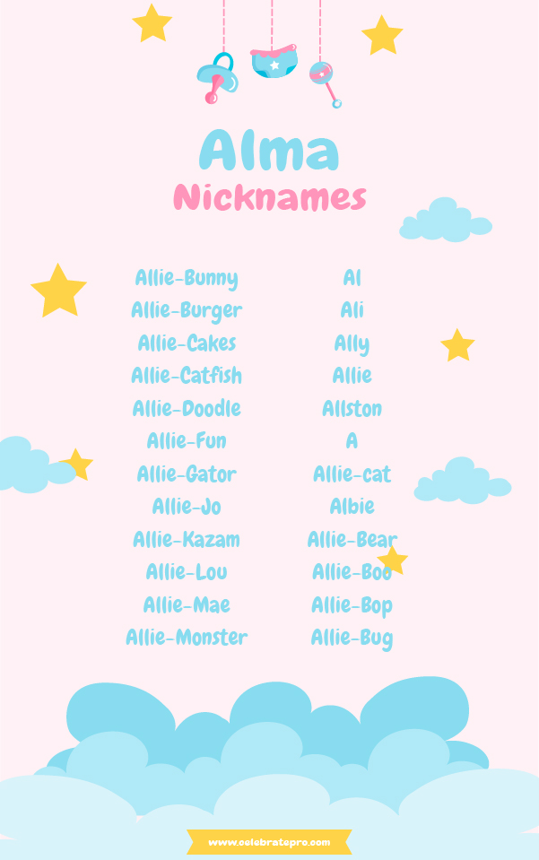Short Alma nicknames