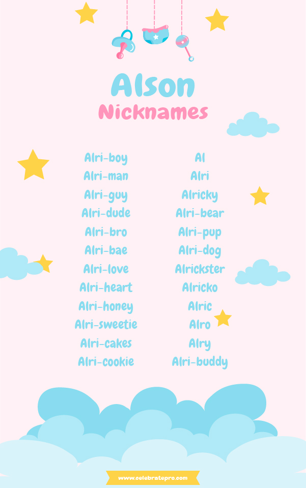 Short Alson nicknames