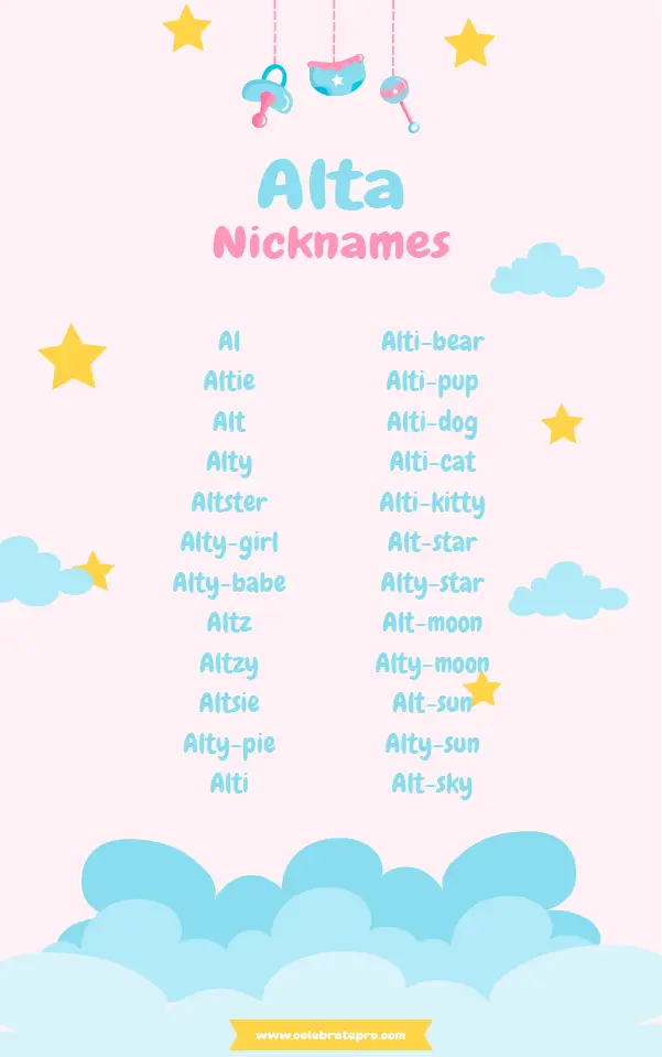 Short Alta nicknames
