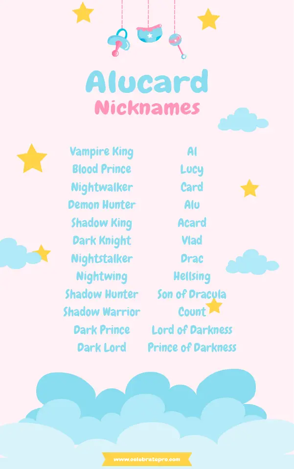 Short Alucard nicknames