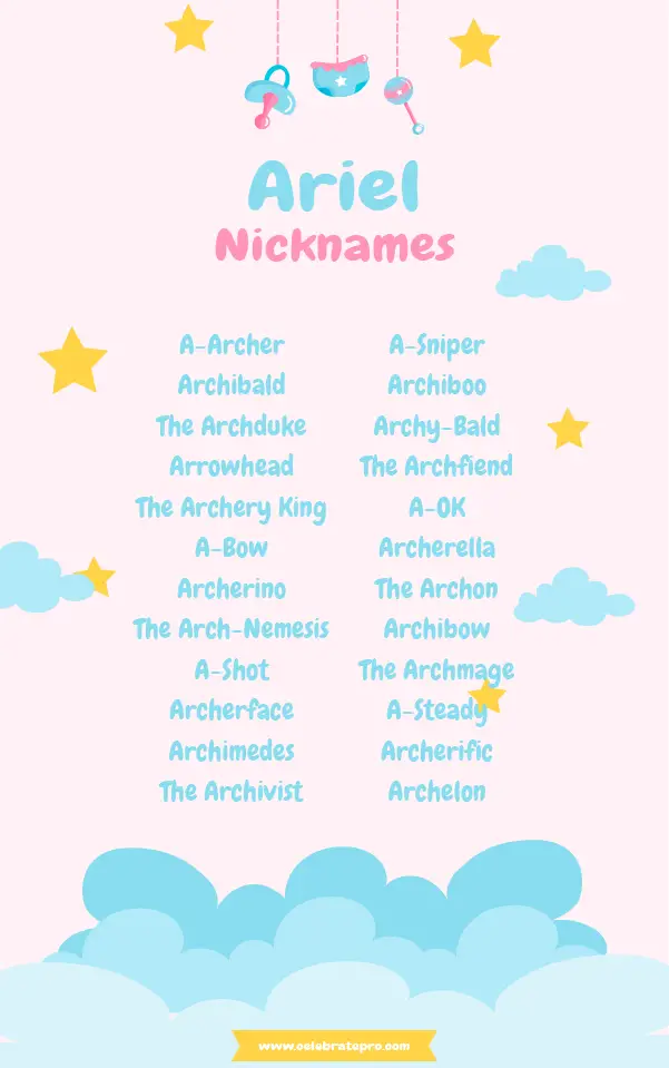 Short Ariel nicknames