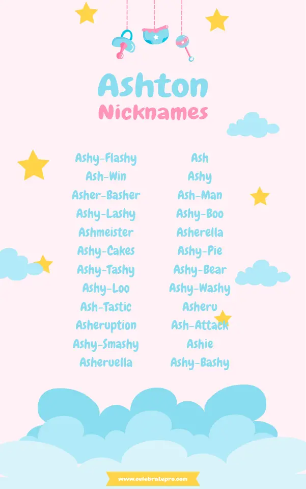 Short Ashton nicknames