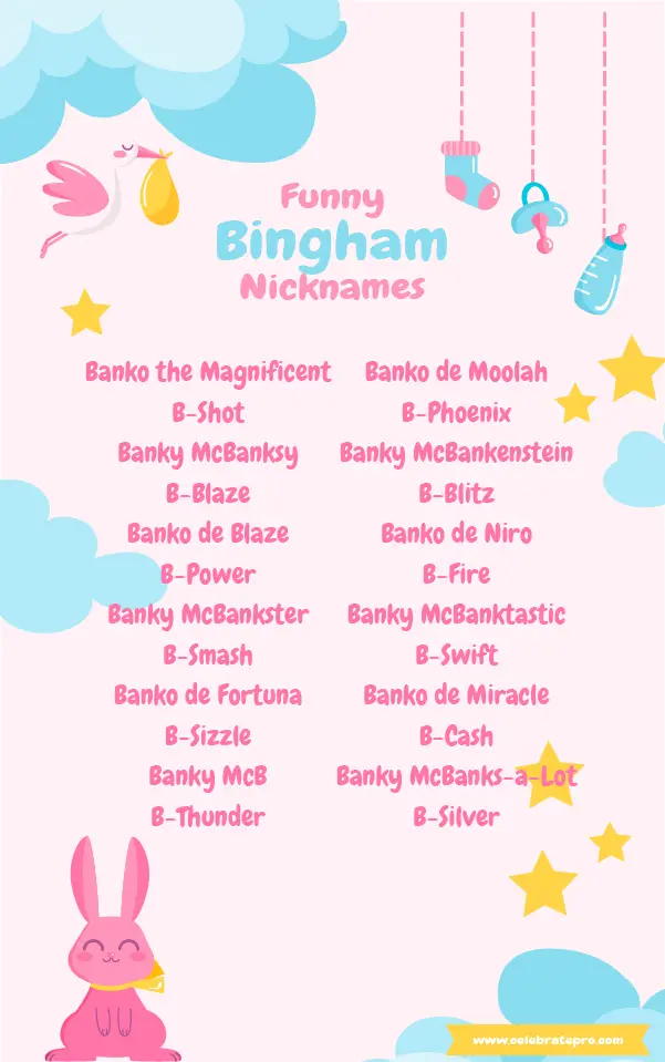 Best Bingham nicknames