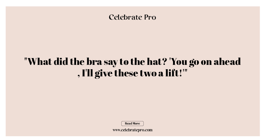 Best One-Liner Bra Puns