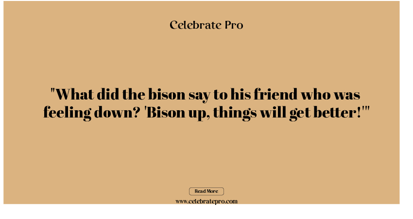 Best Short Bison Puns