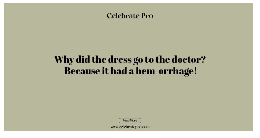 Best Short Dress Puns