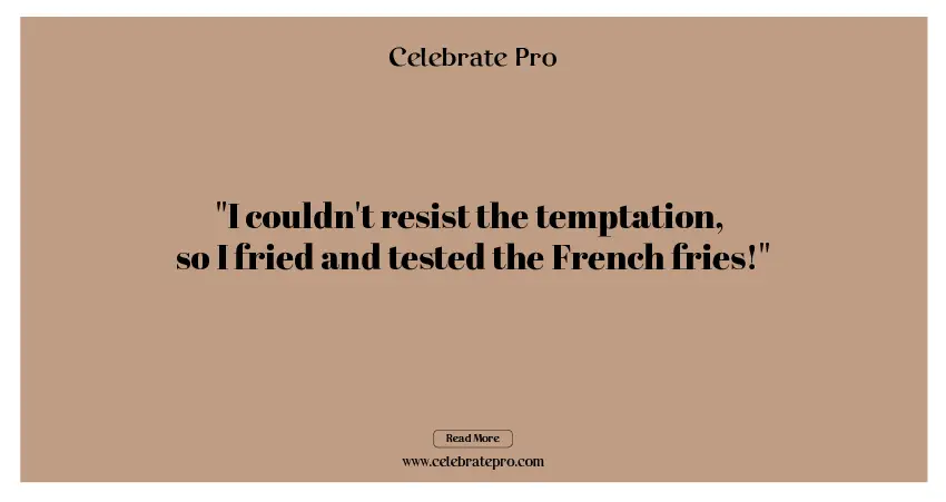 Best Short French Fry Puns