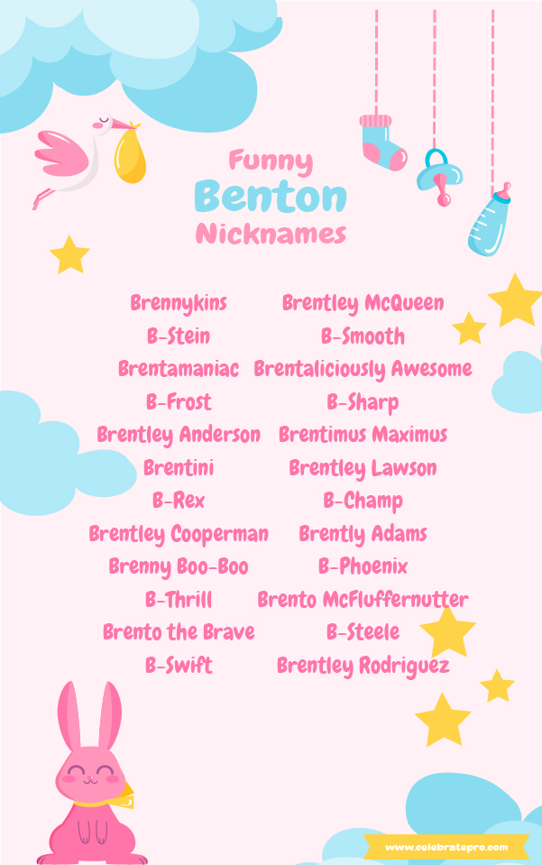 Cute Benton nicknames